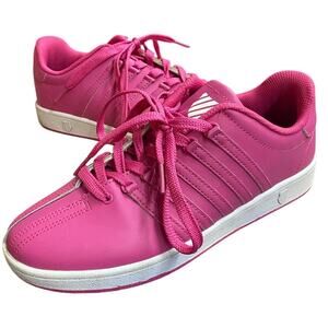 K-Swiss Classic VN Women's Sneakers 7 Barbie Pink White Leather Tennis Shoe